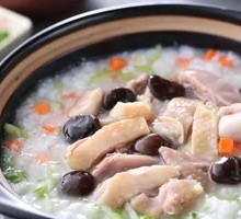 冬菇滑鸡粥