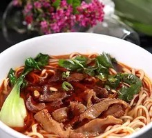 Beef Offal Noodle and Tofu Skin Soup