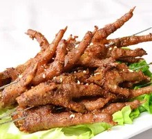 Charcoal-Grilled Boneless Chicken Feet