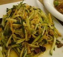 Enoki Mushroom and Cucumber Salad