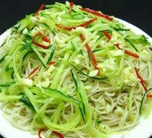 青菜凉面