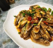 Scallion Stir-fried Clams