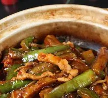 Eggplant and Shredded Pork Rice Bowl