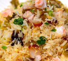 Egg and Preserved Vegetable Fried Rice