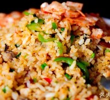 Ham and Pork Stir-Fried Rice