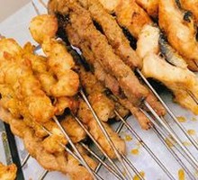 Pork or Chicken Snack (5 Skewers)