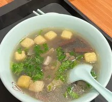Duck Blood and Vermicelli Soup