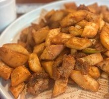 Spiced Flatbread Stir-Fry with Meat