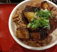 Eggplant Beef Bowl with Fish-Flavored Sauce