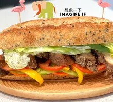 Low-Fat Black Pepper Chicken Sandwich
