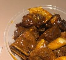 Braised Pork Ribs with Rice Cake
