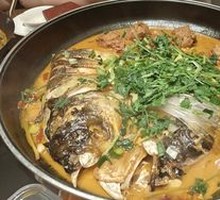 Fish Head with Flatbread