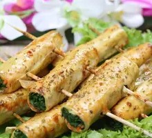 Stuffed Tofu Skin Rolls