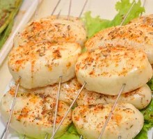 Grilled Steamed Bun Slices