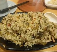 Shredded Pork with Pickled Mustard Greens Fried Rice