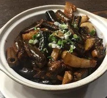 Eel Stewed with Salted Pork