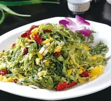 Egg Stir-fried with Steamed Vegetables