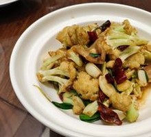Spicy Stir-Fried Organic Cauliflower