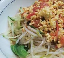 Egg Noodles with Scrambled Eggs