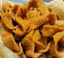 Braised flatbread with tofu skin