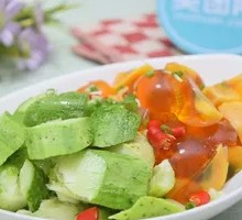 Cucumber and Century Egg Salad