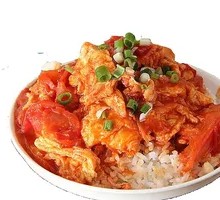Tomato and Egg Rice Bowl