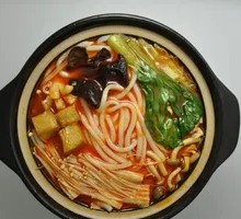 Delicious Potatoes Noodles in Clay Pot