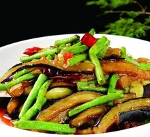 Eggplant and Green Beans Stir-fry