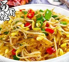 Stir-fried Glass Noodles with Mung Bean Sprouts
