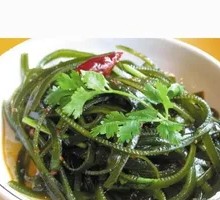 Cold-mixed kelp strands