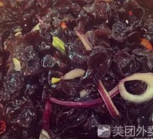 Scallion and Wood Ear Mushroom