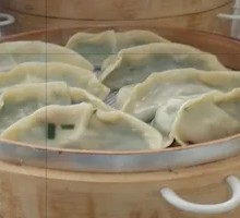 Steamed Chive and Egg Dumplings