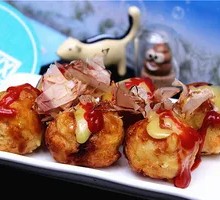 Tomato Sauce Squid Balls