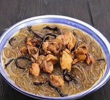 Chicken Stewed with Mushrooms
