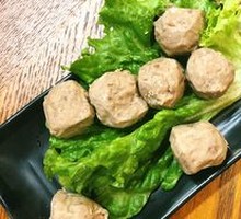Beef and Ox Tendon Meatballs