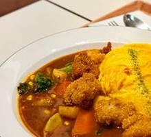 鸡块咖喱饭