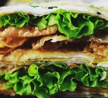 Meat Floss Pancake