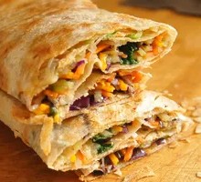 Sauce-Braised Pork Shreds Crepe