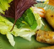 Vietnamese Beef Mushroom Spring Rolls