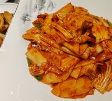 Spicy Kimchi Stir-Fried Dumpling Wrappers