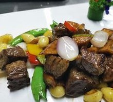 Black Garlic Abalone Mushroom Wagyu Beef