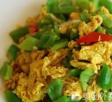 Stir-fried Egg with Thin Chili