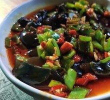 Spicy Pepper and Century Egg