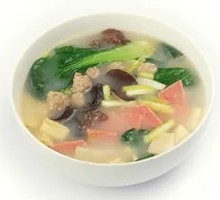Fresh Meatball Soup