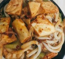 Border Chicken Stir-fried with Naan