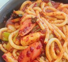 Ham Sausage Stir-Fried Rice Noodles