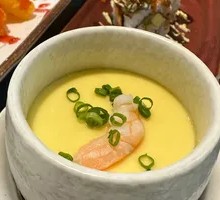 Steamed Egg with Fresh Shrimp