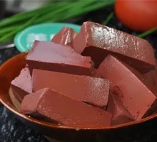 Spicy Lamb Blood and Tofu