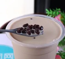 Red Bean Milk Tea