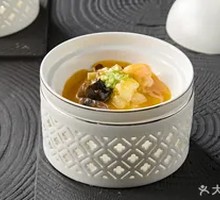 Golden Soup Crispy Rice with Fresh Abalone